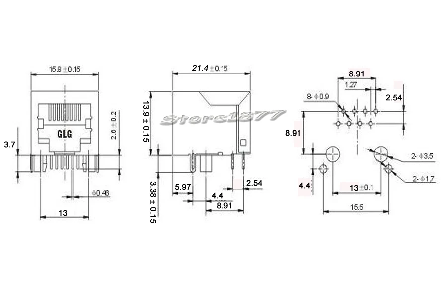 10 шт. 8-контактный разъем RJ45 S792 | Обустройство дома