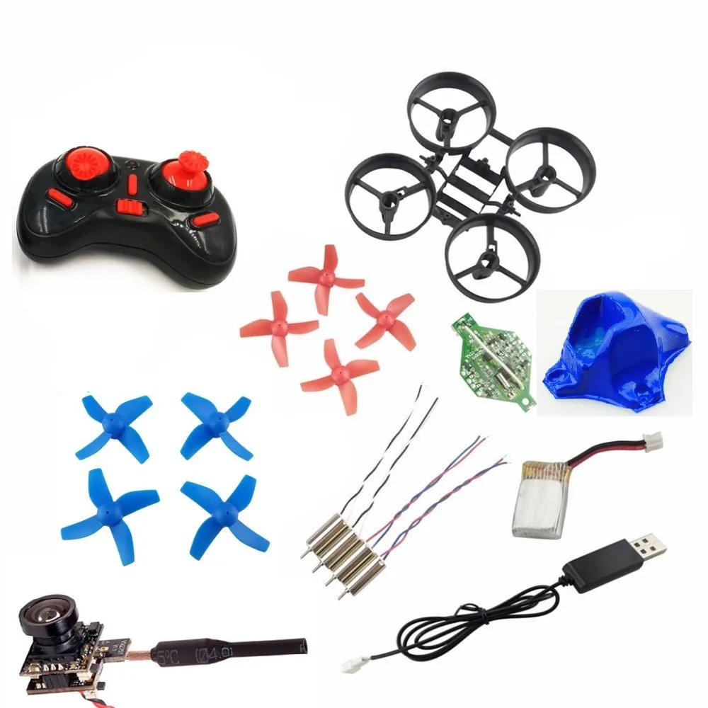 DIY мини-Дрон 2,4 GHz RC вертолет W/5,8G FPV камера один ключ возврат Безголовый винт квадрокоптера мотор батарея приемник доска