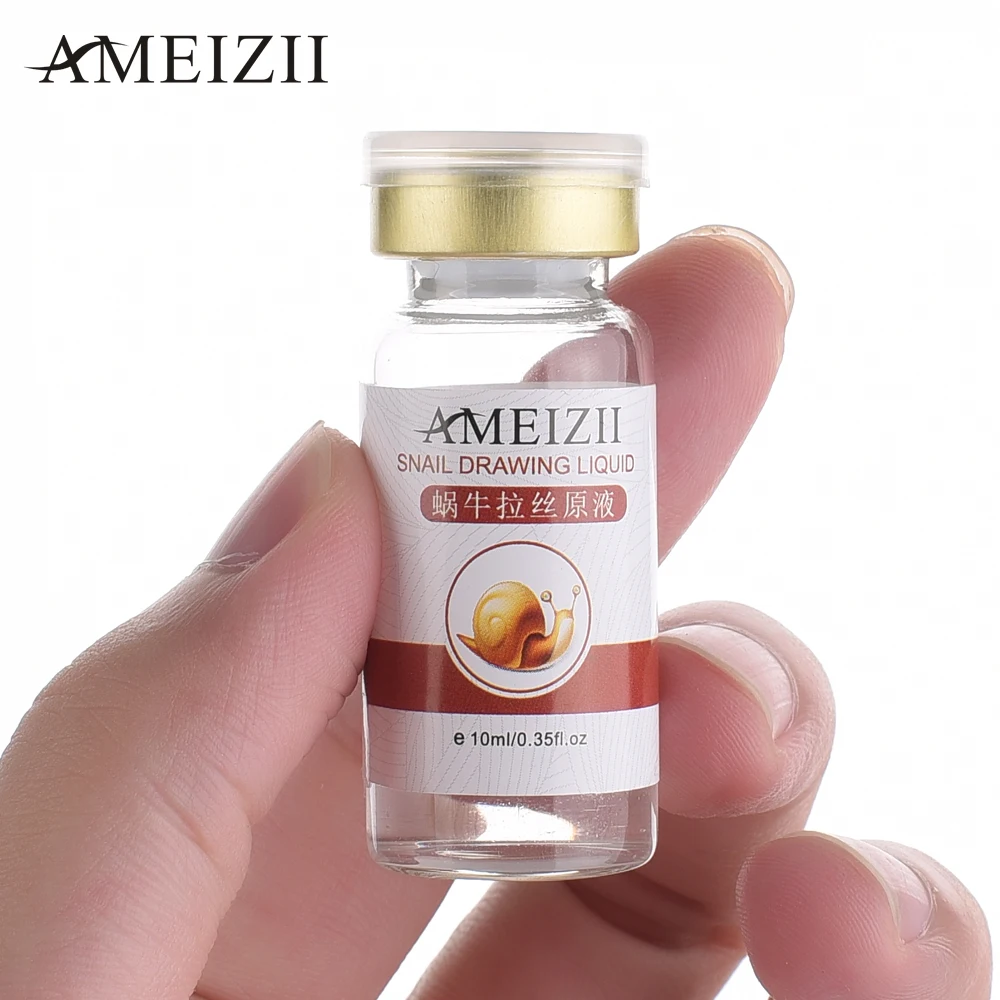 Ameizii 3 шт. лицо улитки Сыворотка для пор против старения лица Гиалуроновая кислота