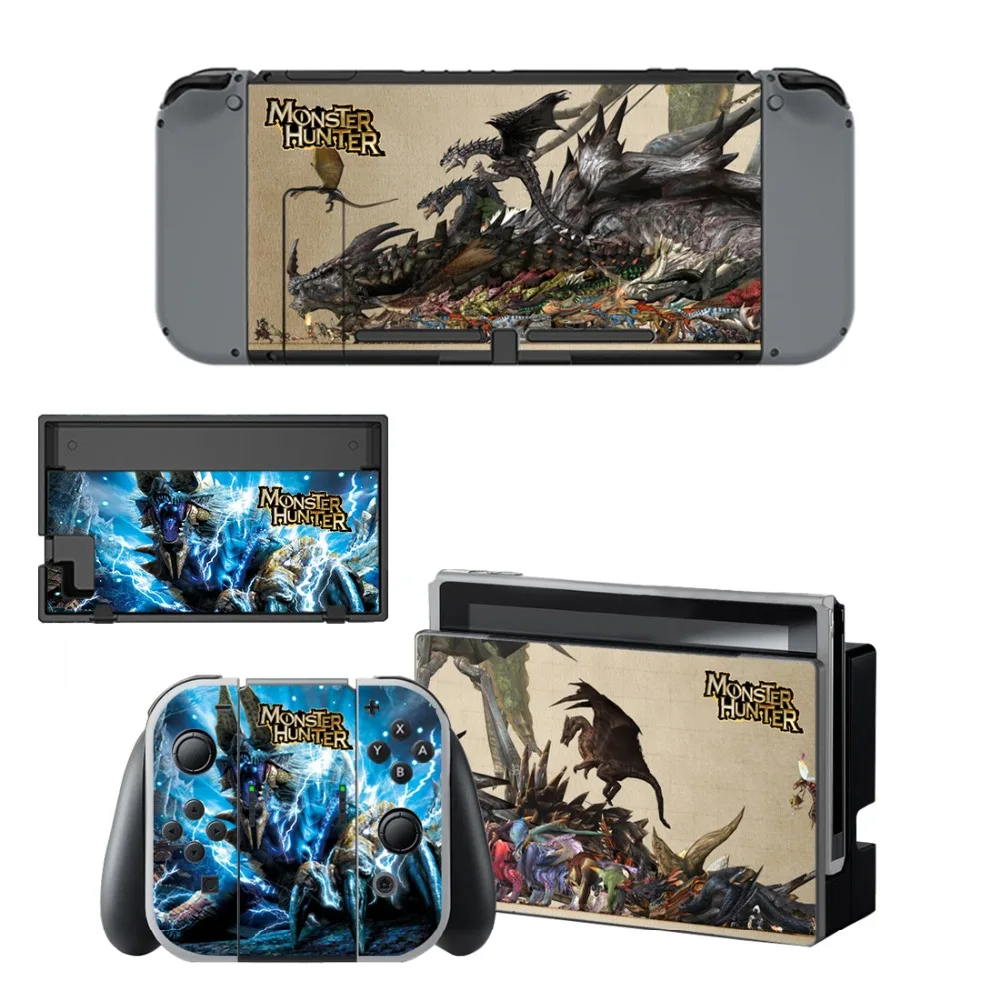 Наклейка охотника монстра виниловая Защитная пленка для Nintendo Switch NS консоль +