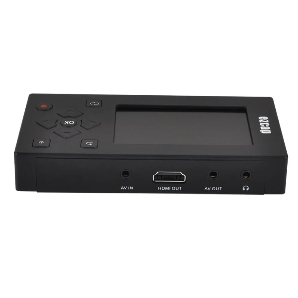 Ezcap271 AV рекордер аудио видео конвертер конвертировать VHS/видеокамеры ленты в цифровой формат " TFT экран 8 Гб памяти для VCR DVD