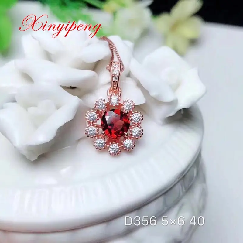 Женская подвеска Xin yi peng инкрустированная серебром 925 пробы красивая и