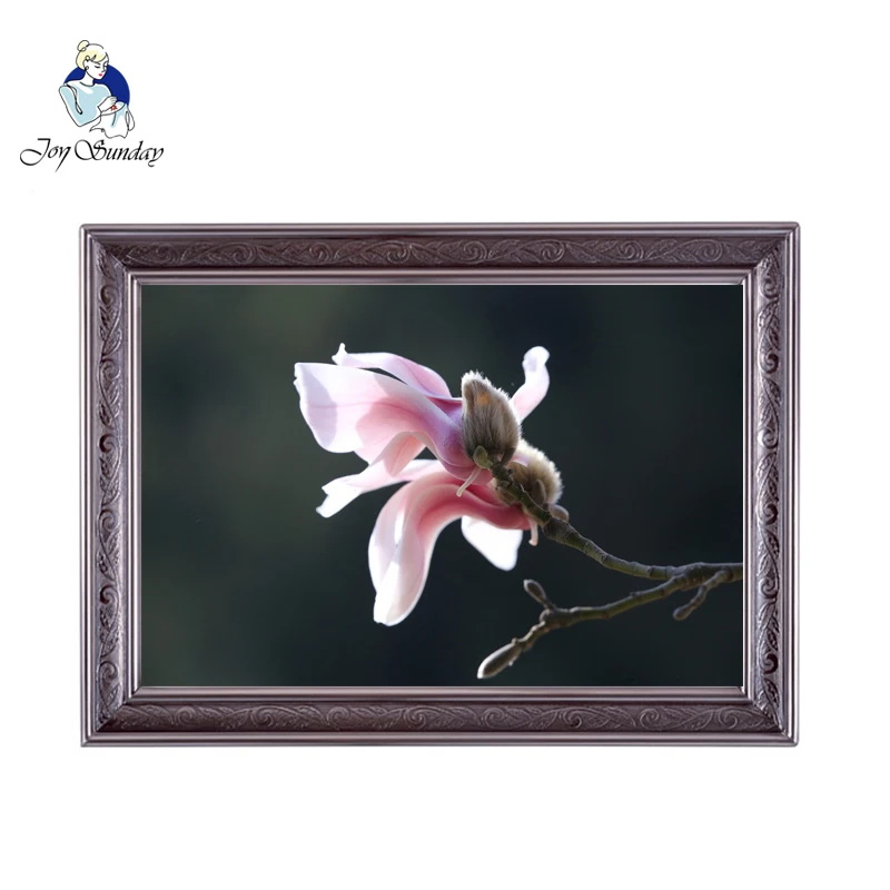 Алмазная живопись 3d бриллиантовая вышивка гардения Магнолия цветочные картины