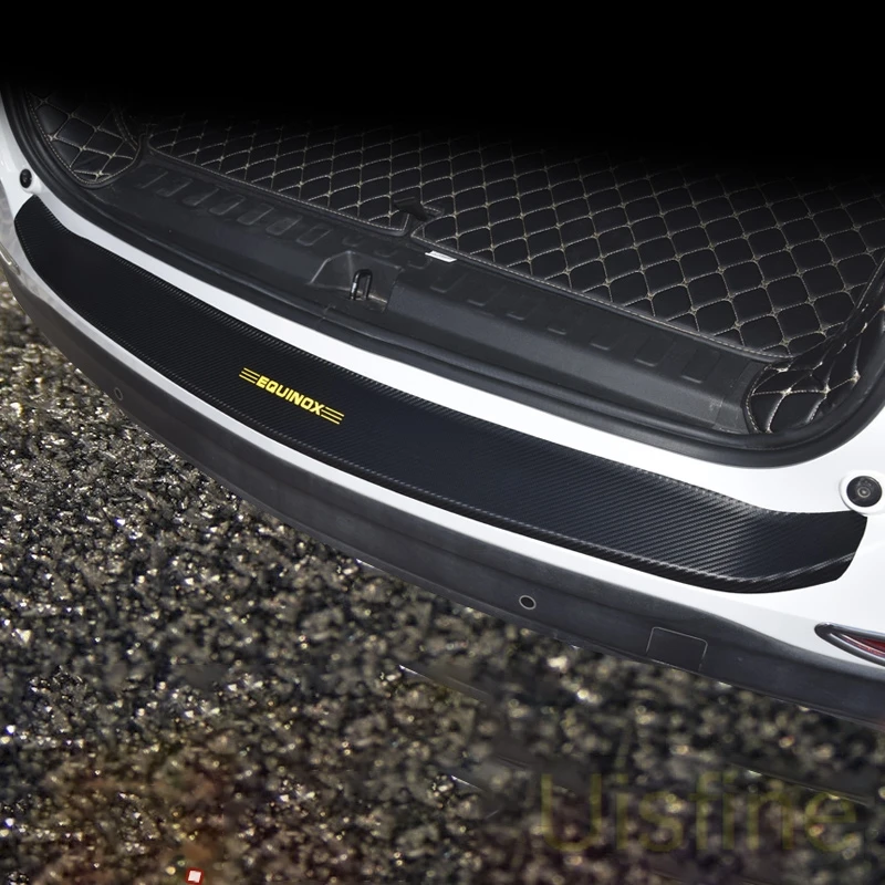 Багажник все включено внешняя Задняя панель кожа углеродное волокно Защитная