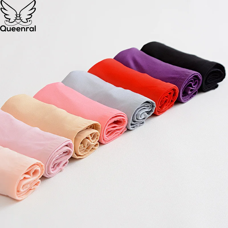 Queenral хлопковые трусы для женщин; Большие размеры L, XL, XXL, XXXL, XXXXL середины талии трусы Бесшовные трусики для Для женщин Твердые белье трусы женские стринги трусы трусикибесшовные трусыженские трусытрусики же