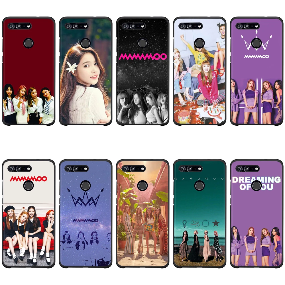 Soft TPU Phone Case for Honor 10 Lite Black Silicone kpop MAMAMOO Cover 7a pro 9 Nova 3 Back Cases | Мобильные телефоны и