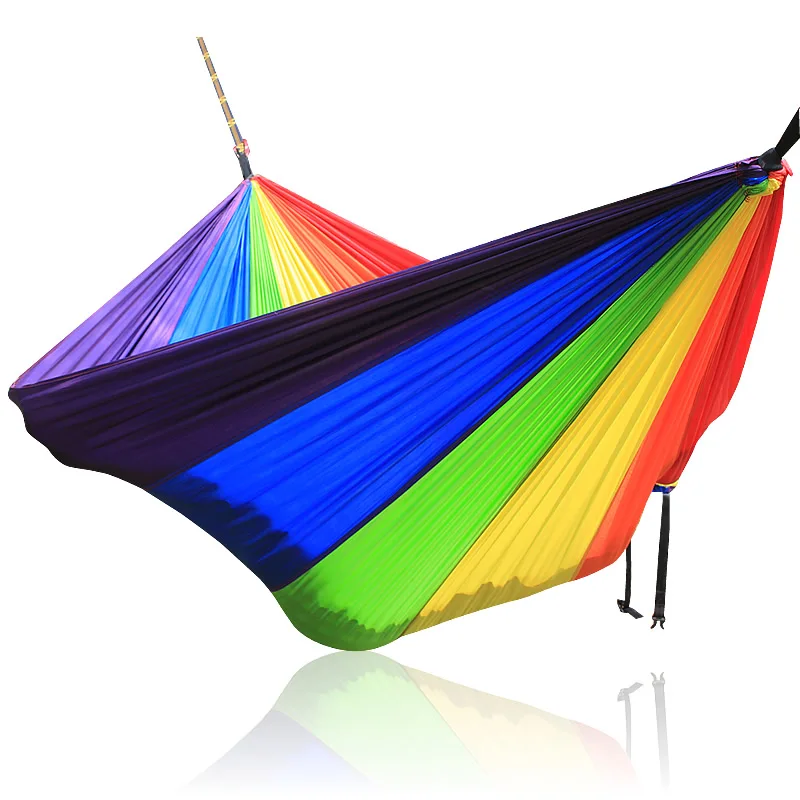 

Rainbow Hammock for two camping hammock tent
