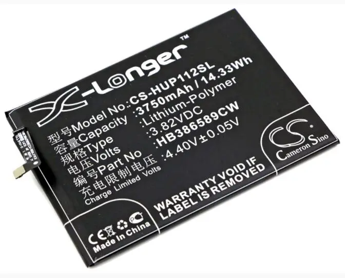 Аккумулятор Cameron Sino 3750 мАч для HUAWEI Berkeley Honor V10 Standard Edition две SIM карты 2 сим Nova 3 с двумя