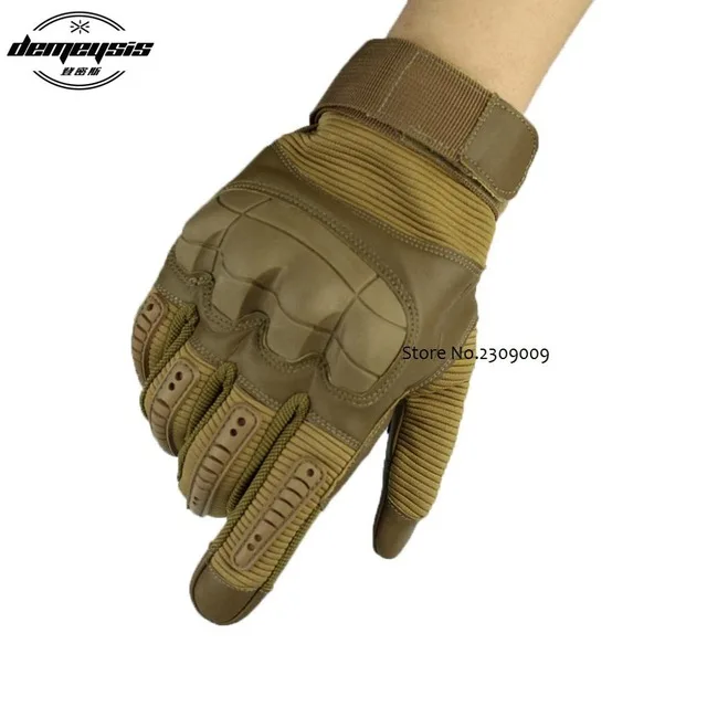 full finger tan Альпинизм сенсорный экран открытый полный палец тактические перчатки боевой мягкий корпус боевые тактические перчатки - Цвет: full finger tan