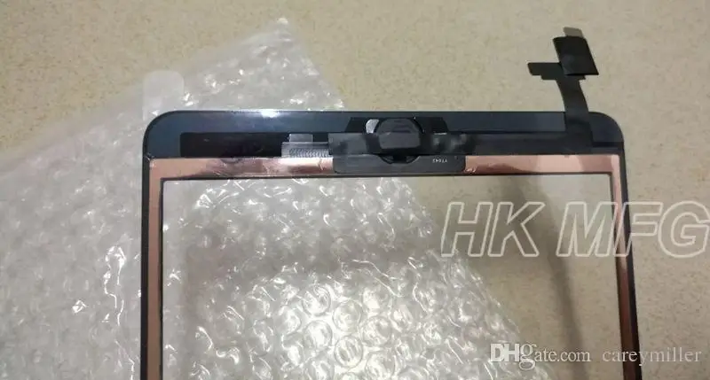 XCHMFG для iPad Mini 1 / 2 сенсорный экран передний с кнопкой Home гибкий кабель дигитайзер IC
