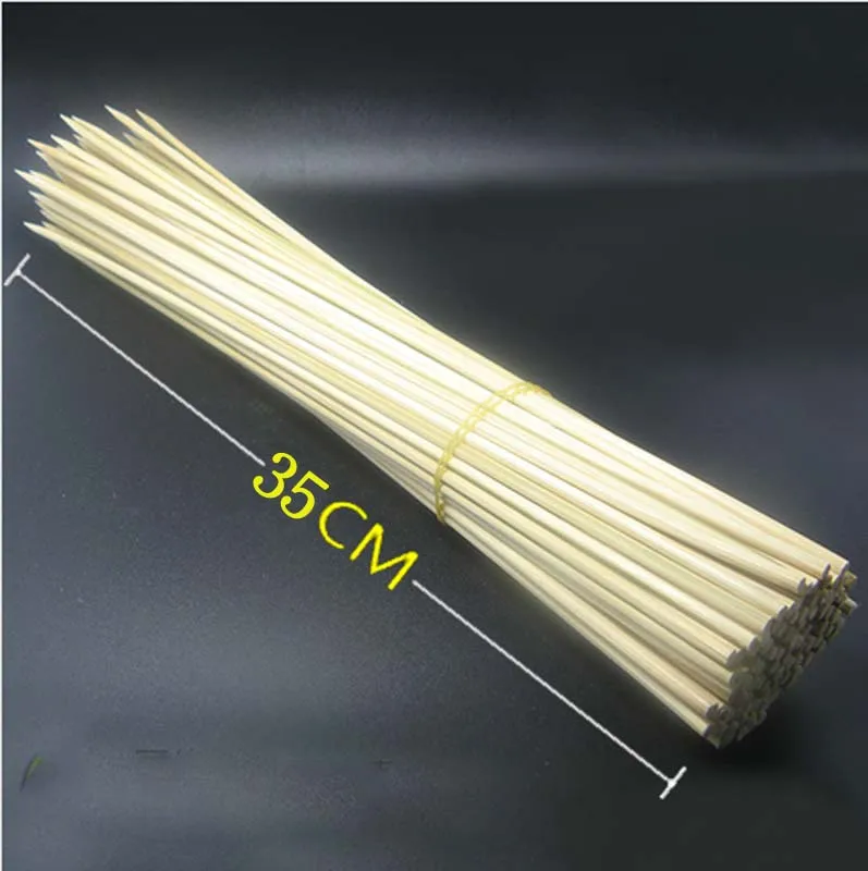 Деревянные палочки для барбекю размером 35 см x 4 мм|barbecue skewers|bamboo skewersbbq tools |
