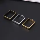 10 шт. геометрические пустые оправы для изготовления ювелирных изделий