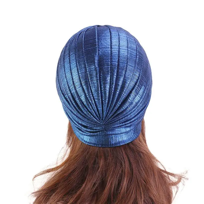 Женская индийская тюрбан головной убор покрытие для выпадения волос рак