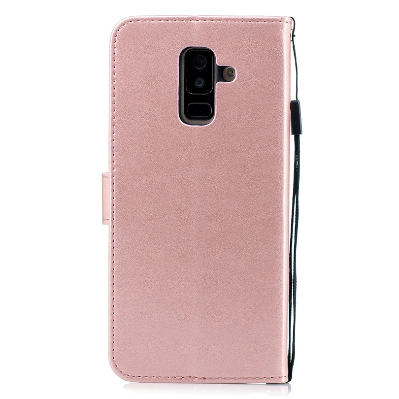 Кожаный чехол кошелек с узором для Samsung S10E S10 Plus A6 A7 A8 2018 J4 J6 Магнитный подставка