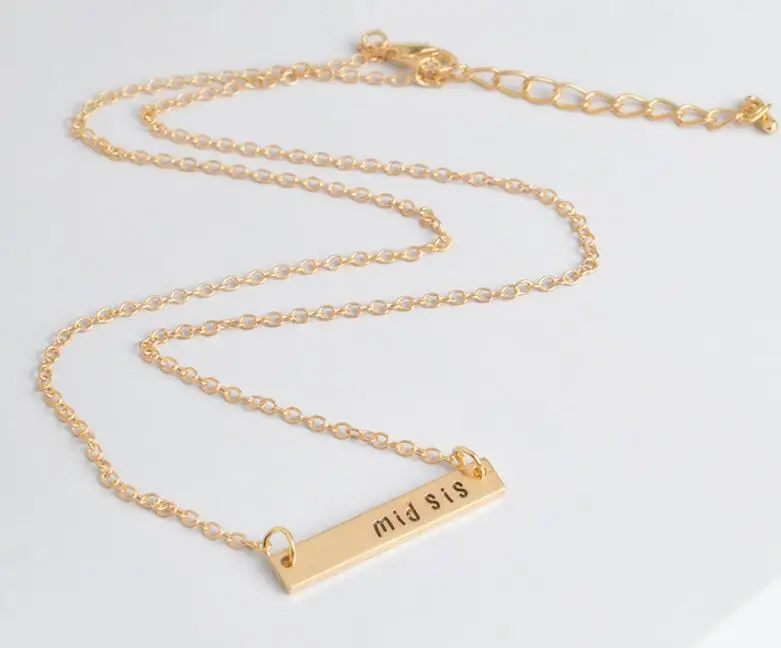 Большой/средний/Горит Sis сестры подруги наборы цепей День матери семейный