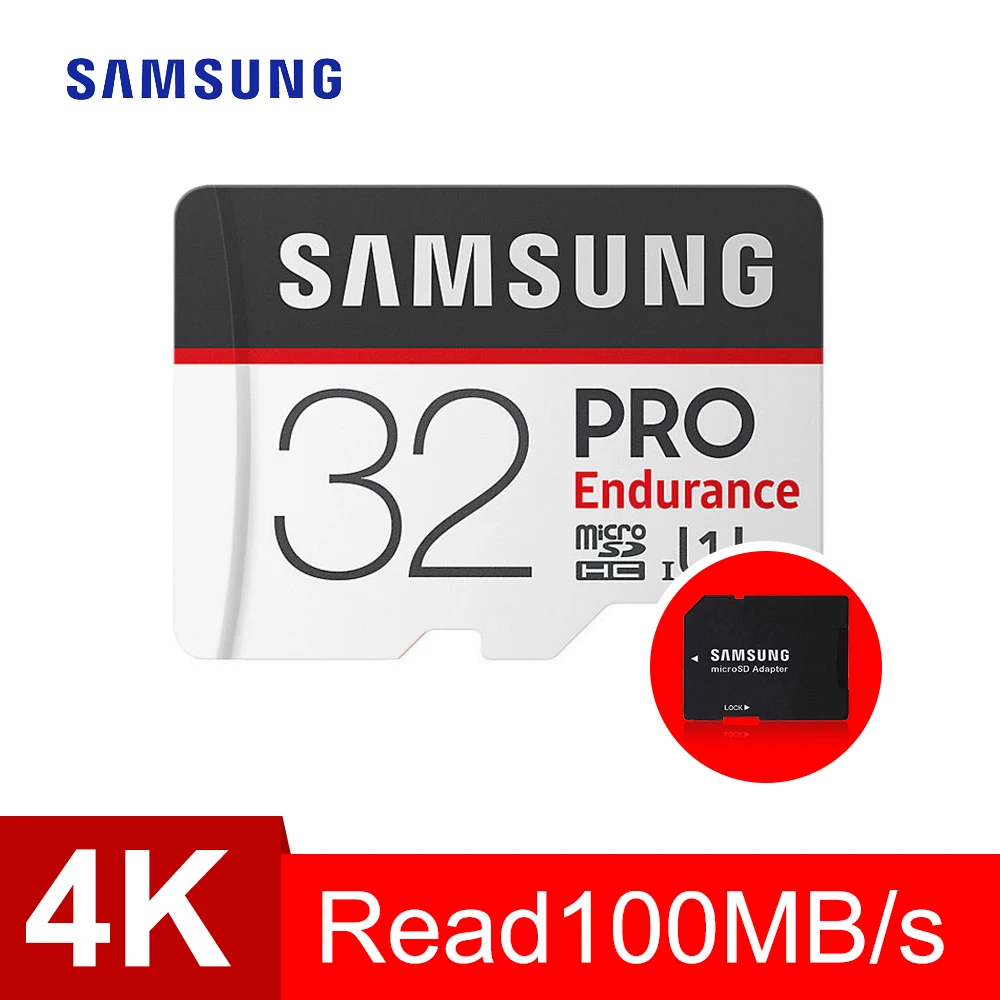 Карта памяти SAMSUNG Micro SD PRO карта TF на выносливость 32 ГБ 64 128 sd Class10 MicroSDXC 4K 100