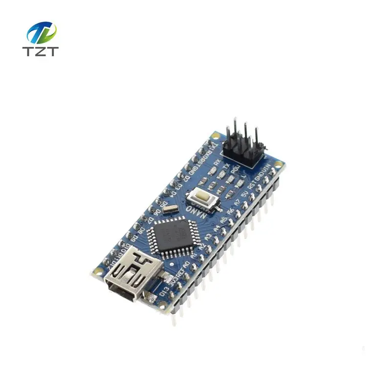 Плата Nano CH340/ATmega328P без USB-кабеля совместима с Arduino V3.0 (без кабеля) | Электронные