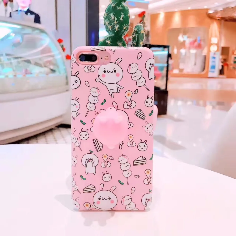 Squishy Чехлы для Oppo F1s задней обложки с милой пандой кролик Squeeze Давление уменьшить