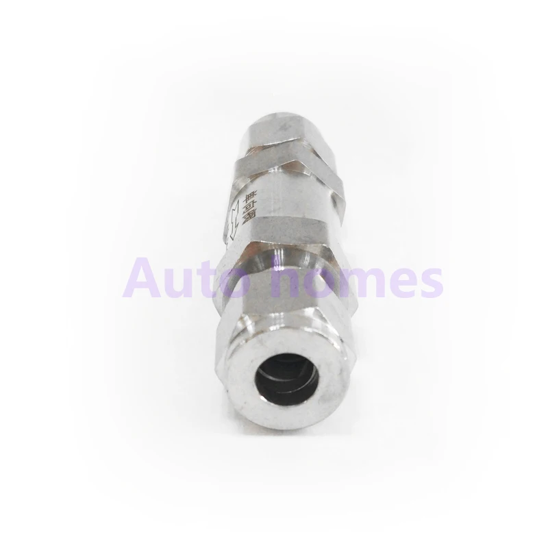 check valve SS304 stainless steel 3 6 8 10mm 1/8&quot 1/4&quot 3/8&quot 1/2&quot hard tube high pressure acid-proof one-way |
