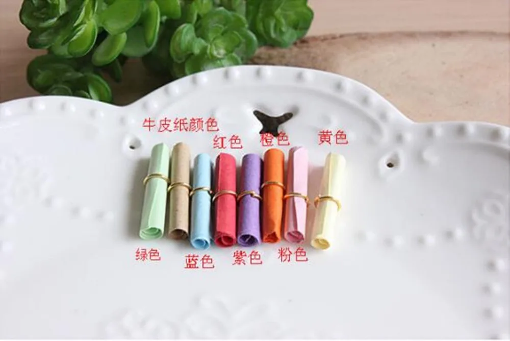 100 шт. Разноцветные бумажные рулоны для бижутерии | Дом и сад