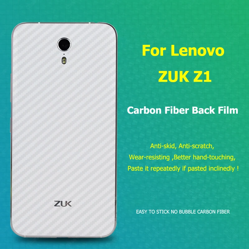 Мягкая защитная пленка из углеродного волокна для Lenovo ZUK Z1 Z2 Z2Pro Pro не оставляющая