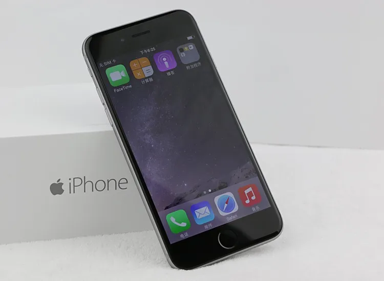 Apple iPhone 6 двухъядерный мобильный телефон на базе IOS WCDMA LTE 4,7 'ips 1 ГБ Оперативная память 16 Гб/64/128 ГБ Встроенная память используется смартфон