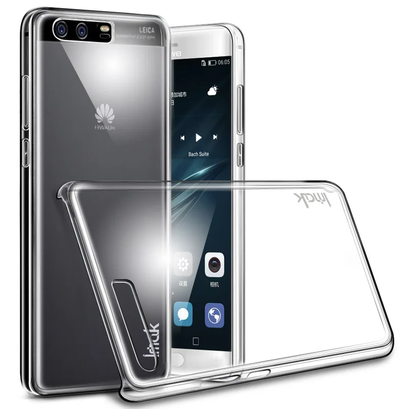 Тонкий Ясно Жесткий Футляр Обратно Для Huawei Случае P10 Плюс Transparente Защитный PC