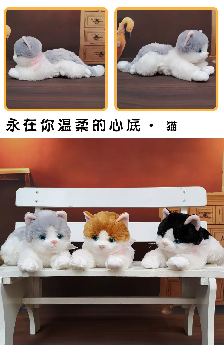 Millffy, 1 шт., новинка, 15-40 см, имитация кошки, кукла, плюшевая игрушка, японская кошка, плюшевая подушка, подушка для сна, подарки для девушки