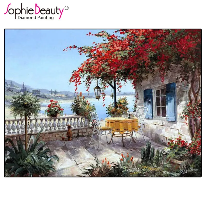 

Картина для вышивки крестиком Sophie Beauty, алмазная вышивка «сделай сам», романтичное украшение для дома