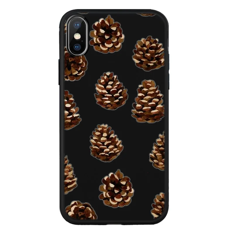 Серия Horse чехол для телефона iPhone 8 7 6 6S Plus X XS XR XSMAX Черный силиконовый Z638 |