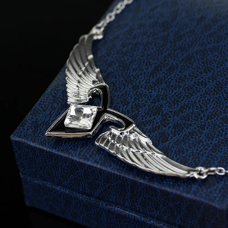 The Mortal Instruments City Of ожерелье из костей Angel Wings Power РУНИЧЕСКАЯ подвеска Jewelry For Fans Collection