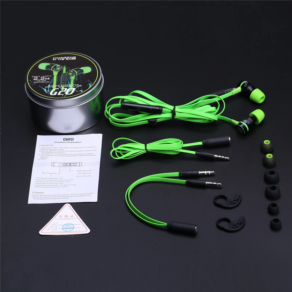 

PLEXTONE G20 Earphones Gaming Magnetic Stereo In-Ear Earphone Computer Earbuds With Microphone Headset For phone PC