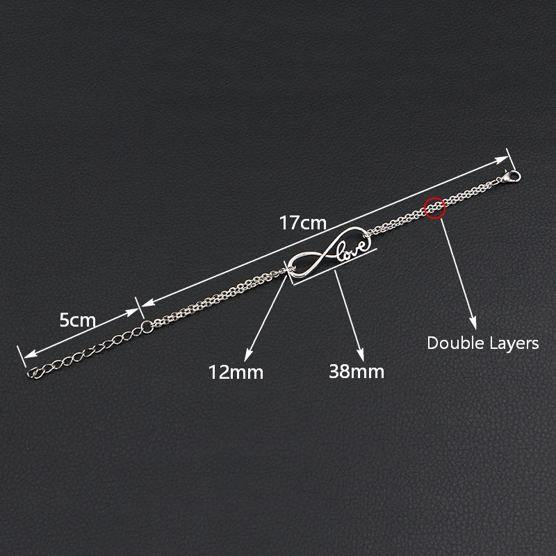 Женские Модные ювелирные изделия с собачьей лапой и сердечками браслеты