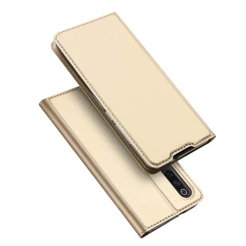 Dux Ducis из искусственной кожи чехол для Xiaomi Mi 9 T9 Pro Coque Роскошный тонкий флип-чехол для Xiaomi Mi 9 9 T GO кошелек чехол для телефона s - Цвет: Золотой