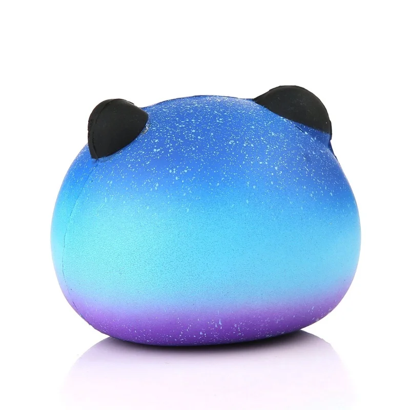 DULCII Squishy Panda Hand Squeeze Toys Phone Accessories Cute Funny PU Stress Relief Starry Reduced Pressure Squishi Animals | Мобильные