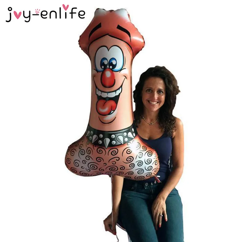 JOY ENLIFE 1 шт. надувной Пенис с имитацией Алюминий термополированное шар девичник