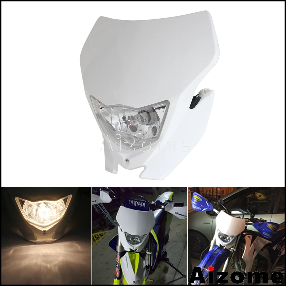 Мотоциклетная фара H4 для Yamaha Honda WR 450 250 YZ TTR Enduro Supermoto мотоциклетная мотокросса| |
