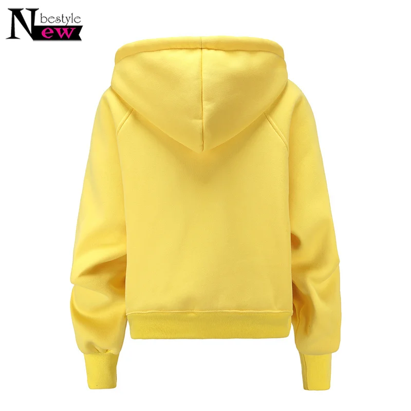 Newbestyle модные Для мужчин женщин Сплошной Цвет Толстовки с шапка хип-хоп человек