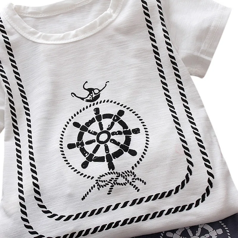 Children's Clothing Set Summer Baby Boy 1-4Y Short Sleeve T-shirt Casual Pant Clothes for Kids Boys |