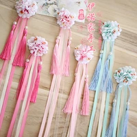 vintage hair clips organiser holder ribbons cosplay prop hair accessories flower tassels hairpin hair accessories for cos