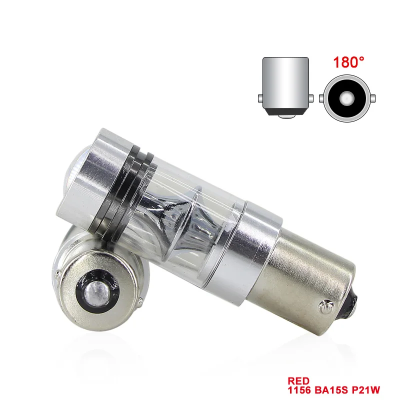 SAARMAT 2 шт* 100 Вт 1156 ba15s P21W 7506 bau15s PY21W T20 7440 7443 задний указатель поворота автомобиля тормозных-резервный задний стоп Дневной светильник moto