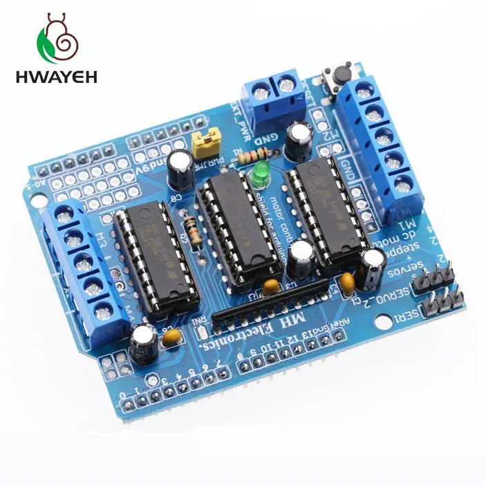 Плата расширения двигателя Duemilanove для arduino L293D 1 шт.|shield l293d|shield for arduinoarduino motor shield |