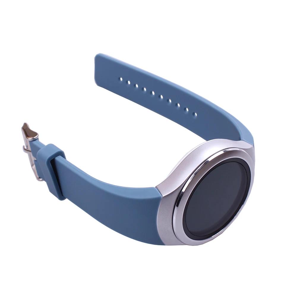 Спортивный сменный силиконовый ремешок для наручных часов Samsung Galaxy Gear S2 SM-R720 Classic