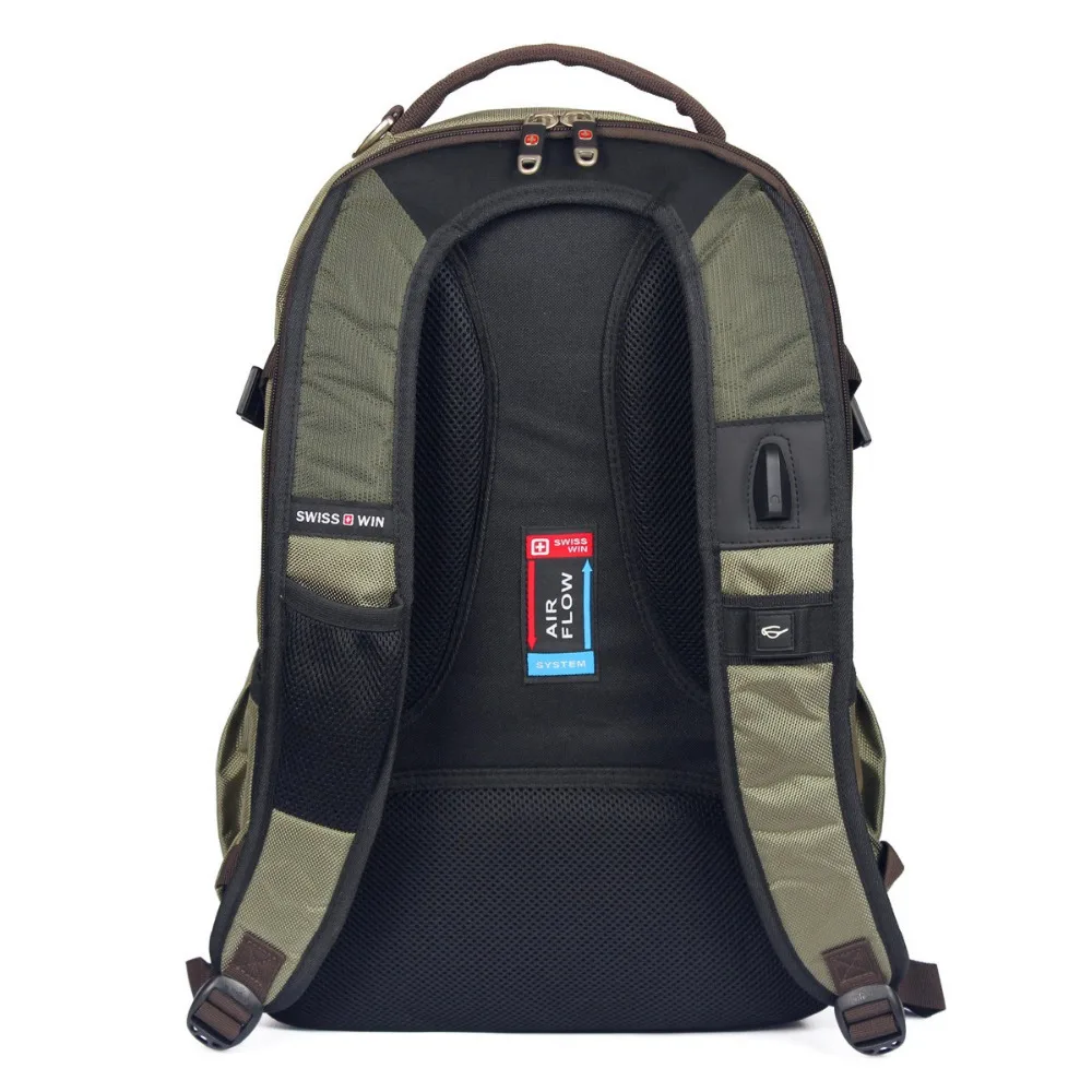 fashion 16&quot 17&quot laptop backpack big capacity men military bag daily travel case school mochila Teenage Boy SW8350 | Багаж и сумки