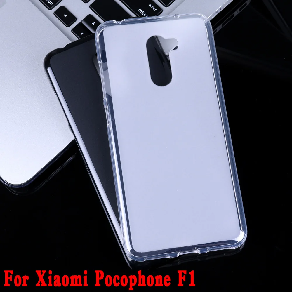 Мягкий силиконовый чехол для телефона Xiaomi Pocophone F1 Чехлы задней панели Чехол Funda
