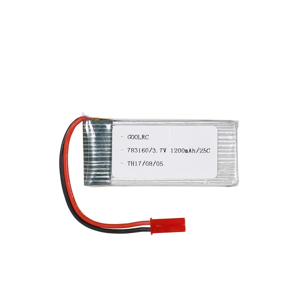 2 шт. литий-ионный аккумулятор GoolRC 3 7 В 1200 мАч 25C JST разъем для Walkera #10 5G4Q3 SYMA S006 |
