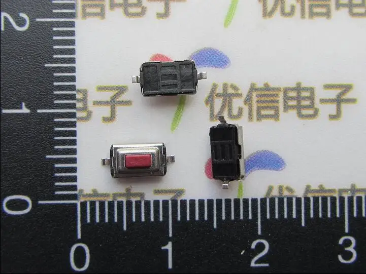 Бесплатная доставка 3*6*2 5 мм красный MP3/MP4 SMD кнопочный переключатель/сенсорный