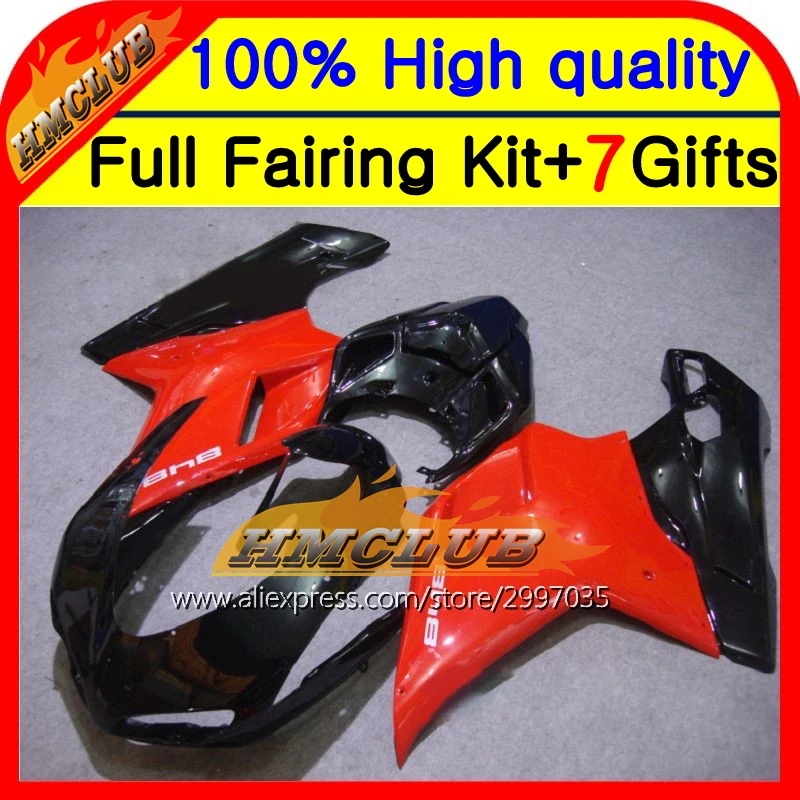 

Корпус для DUCATI 848 черный красный 1098 1198 S R 07-11 1198 S 8HM53 07 08 Новый красный blk 09 10 11 2007 2008 2009 2010 2011 Популярный обтекатель