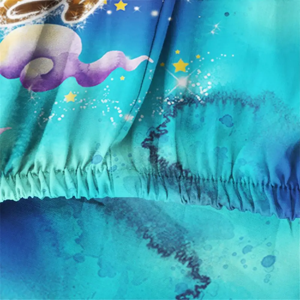 Постельное белье с красочным принтом Водолей простыня изображением двенадцати