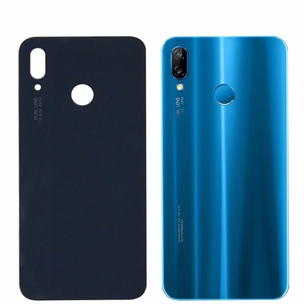 Для Huawei p20 Lite Nova 3e сзади Батарея задняя крышка Корпус корпус отпечатков пальцев